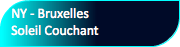 NY - Bruxelles Soleil Couchant
